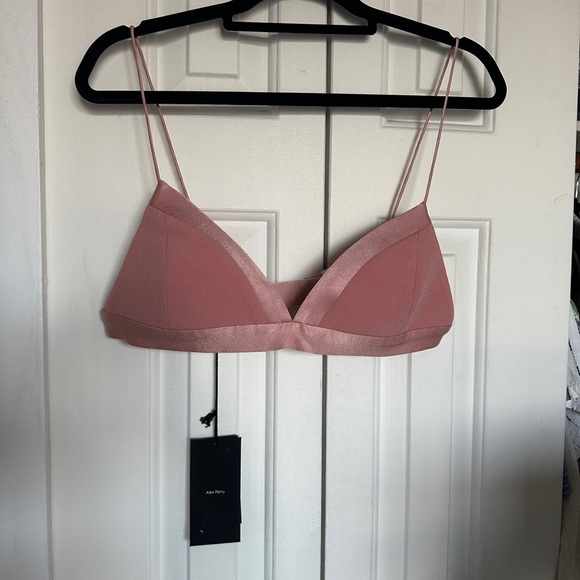 Alex Perry Blush Satin Bralette - Picture 4 of 8